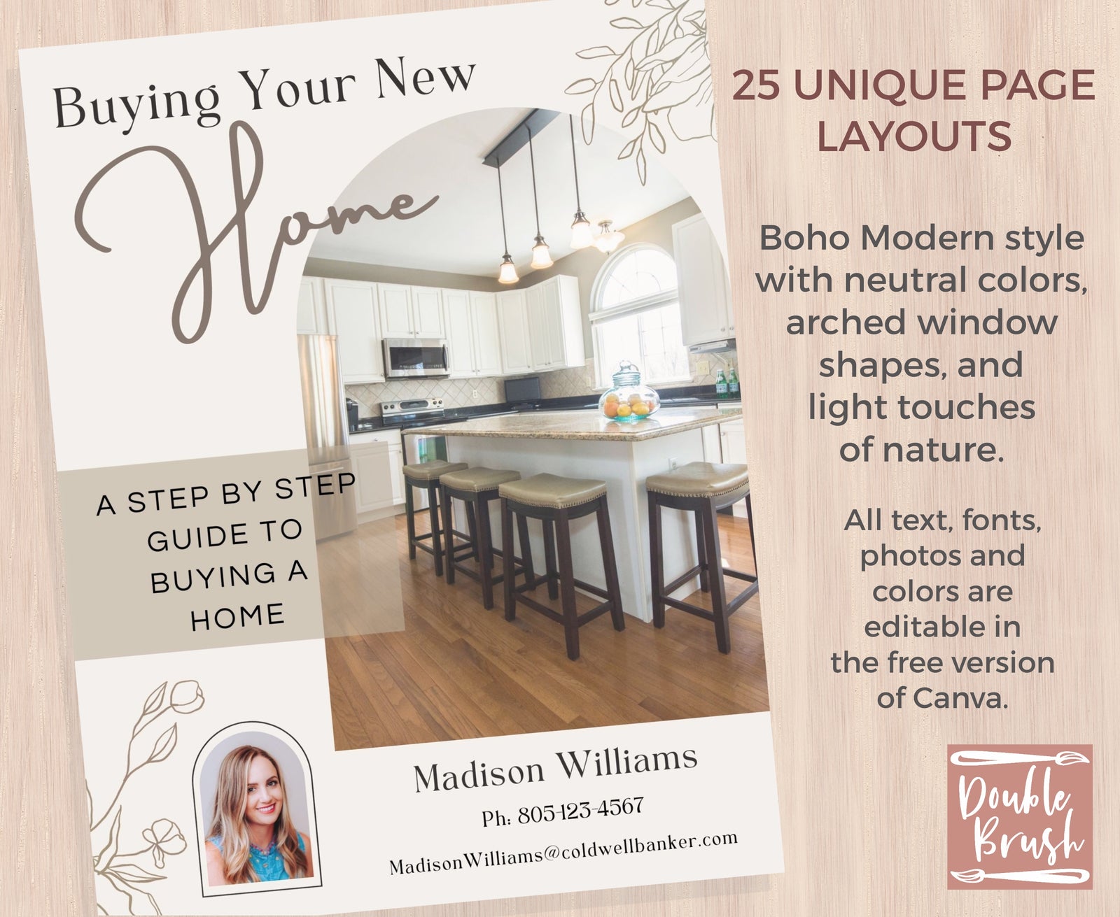 Home Buyer Guide Presentation, Real Estate Marketing Template Buyer Packet