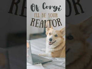 Funny Animal Real Estate Marketing Video Editable Animated Template, Corgi Dog