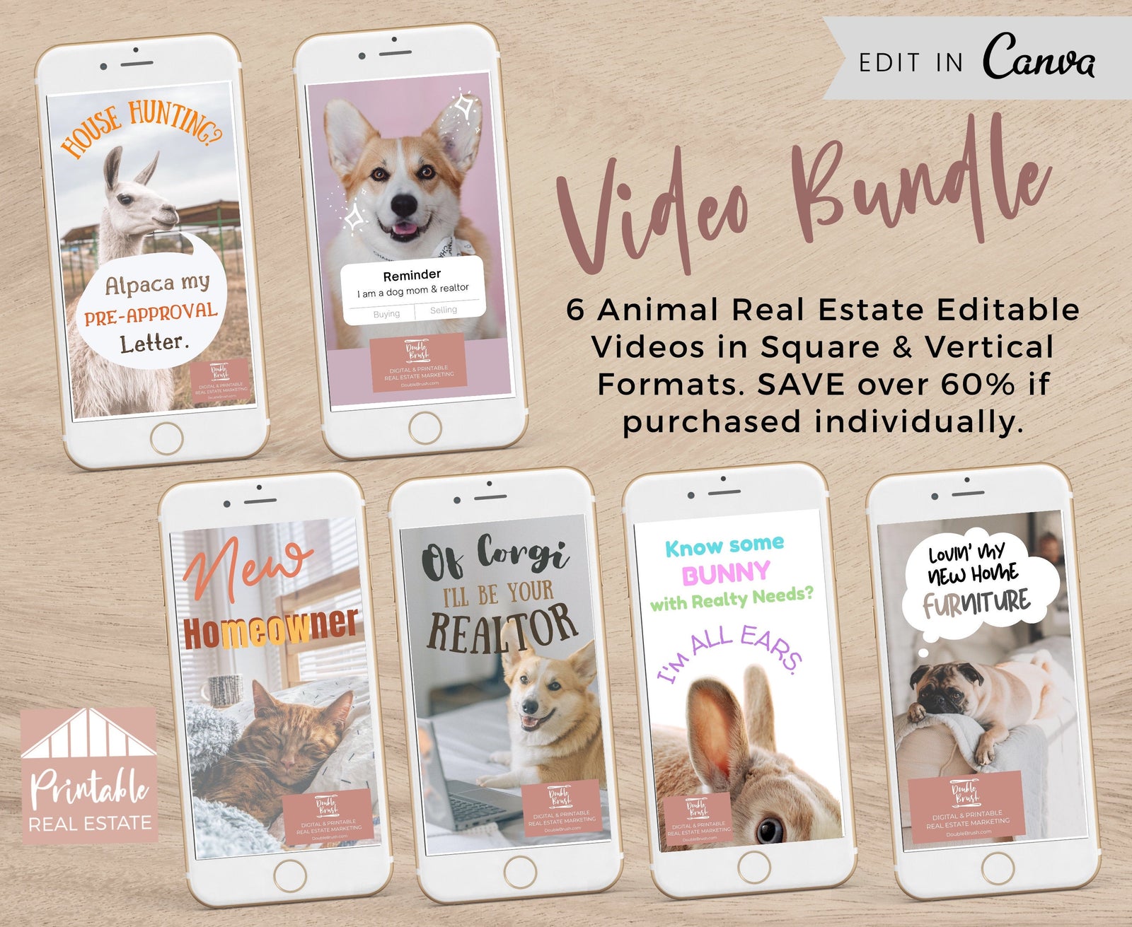 Real Estate Animal Marketing Video Templates Bundle 6
